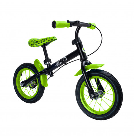 Evo Explorer Kids Balance Bike with Brake - Green (3 to 5 years)