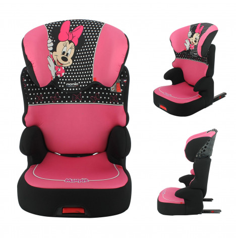 Disney Minnie Mouse Elson Safety Plus ISOFIX Group 2/3 Car Seat - Pink (4-12 Years)