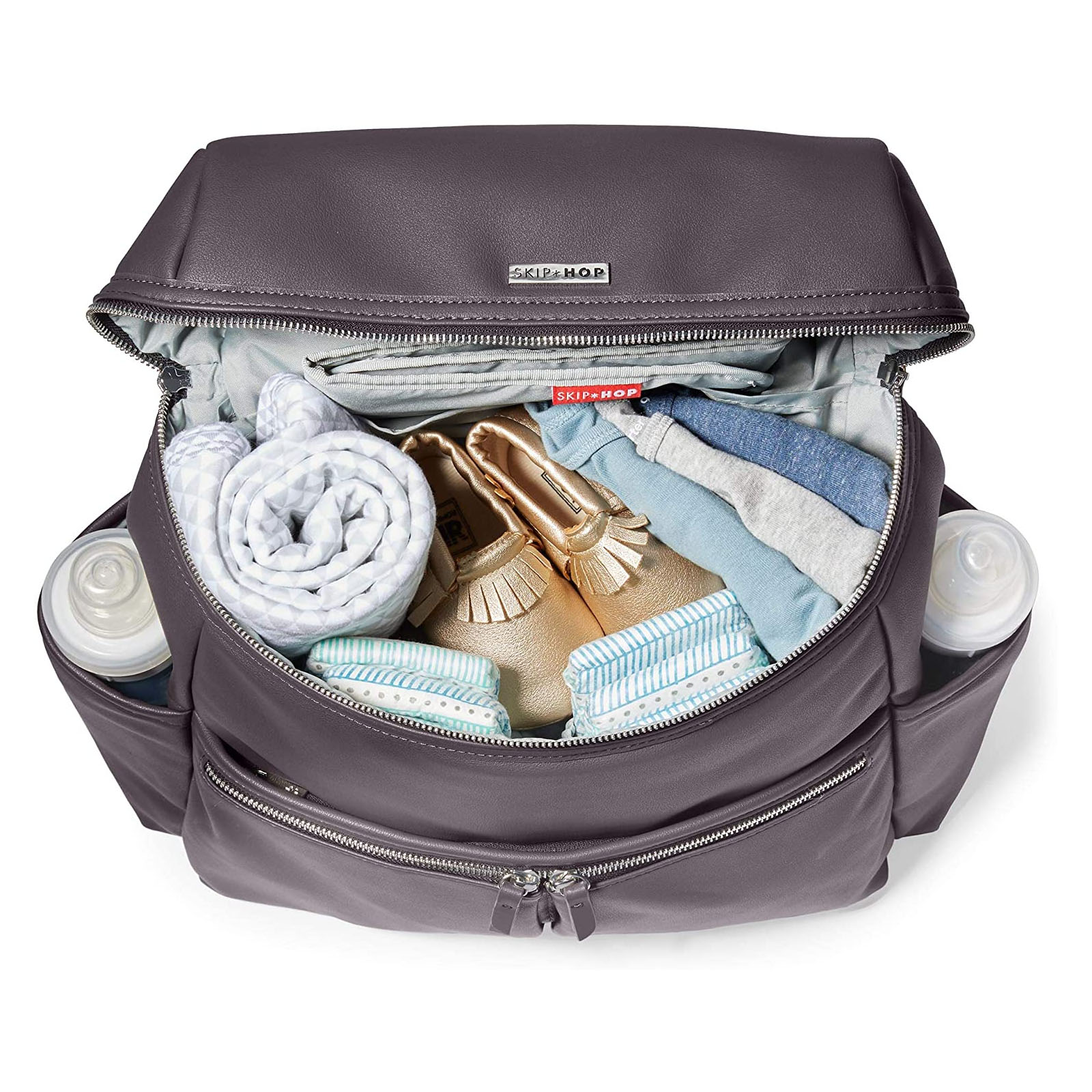 Skip Hop Flatiron Backpack / Changing Bag - Grey | Buy at Online4baby
