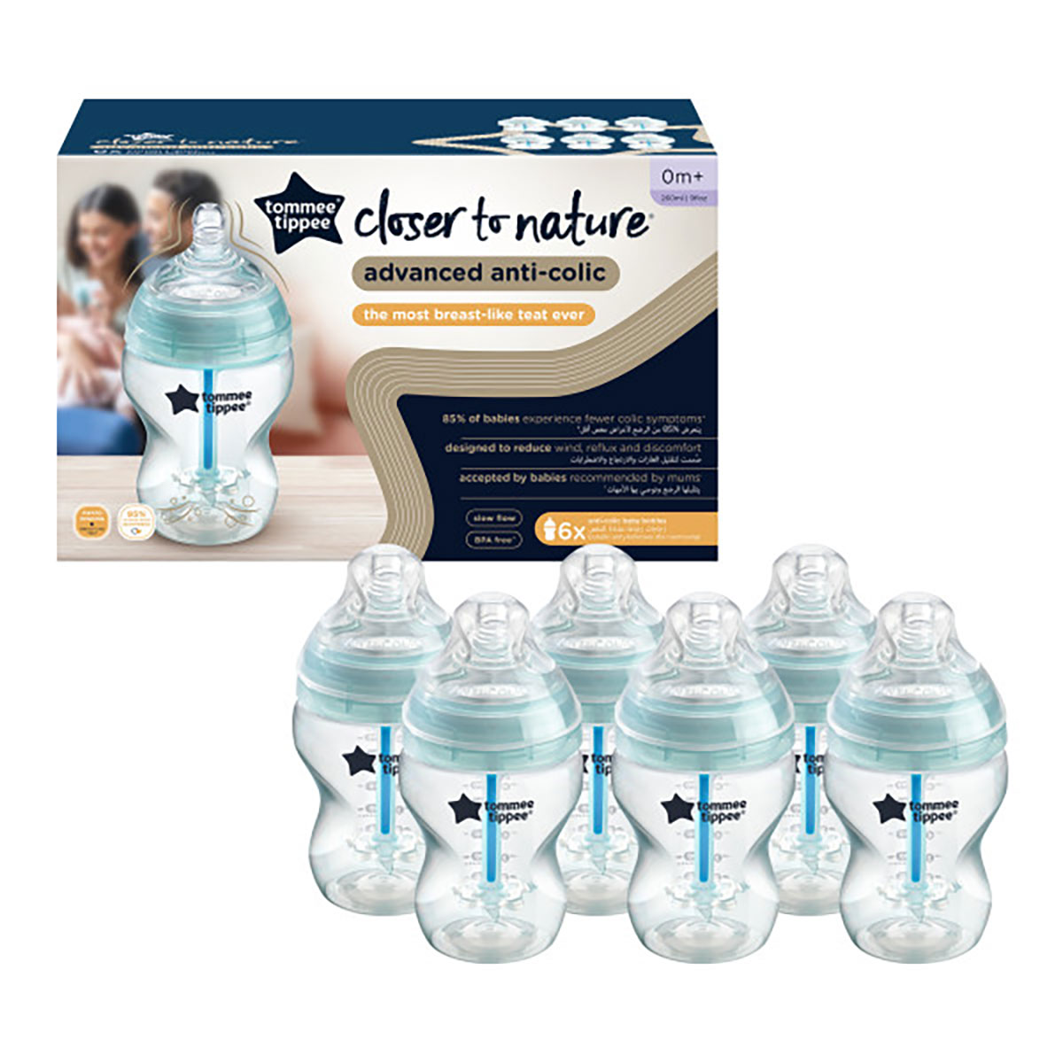 Tommee Tippee Closer to Nature Baby Bottles 9oz, 2 Count, Anti-Colic Valve  - International Society of Hypertension