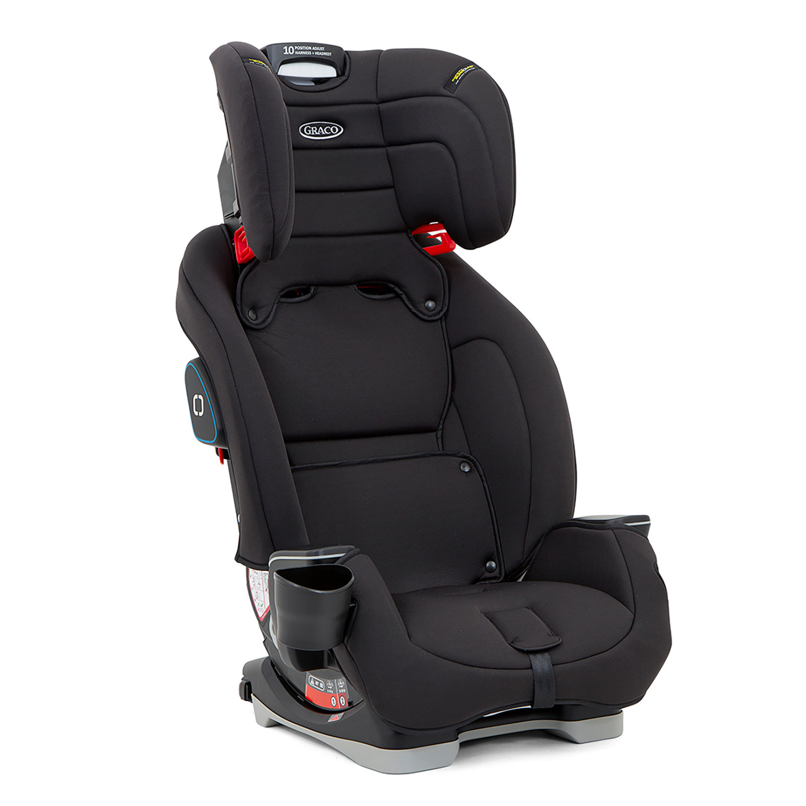 Marvel Spider-Man Kingston Safety Plus ISOFIX Group 1/2/3 Car Seat - Black  (9 Months-12 Years)