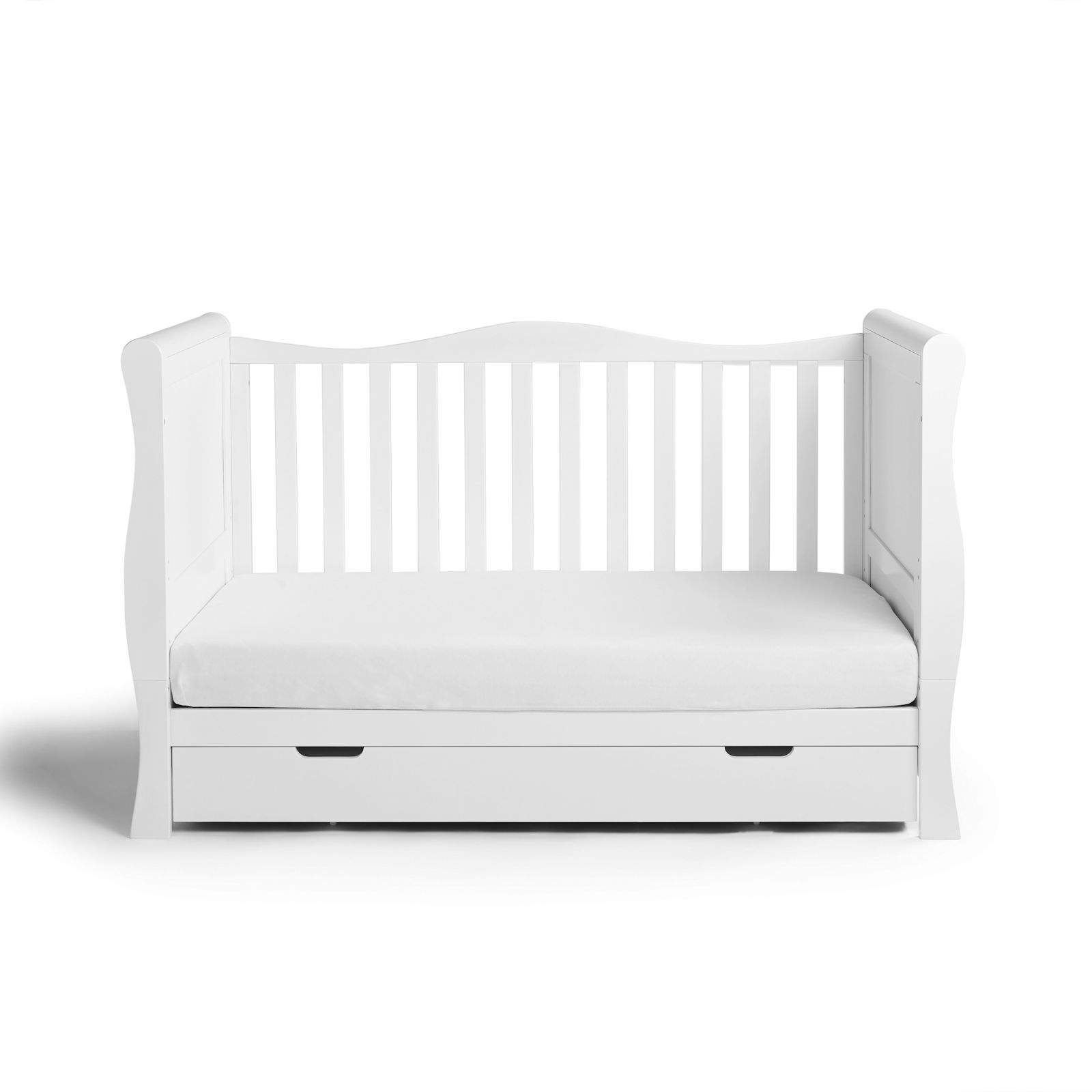 Puggle Prestbury Classic Sleigh Cot Bed & Drawer