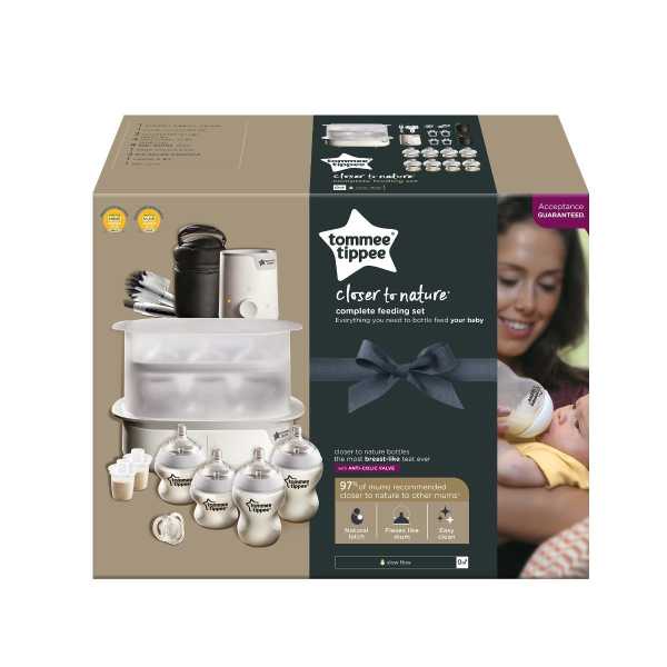 Tomme Tippee Complete Feeding Set - Black