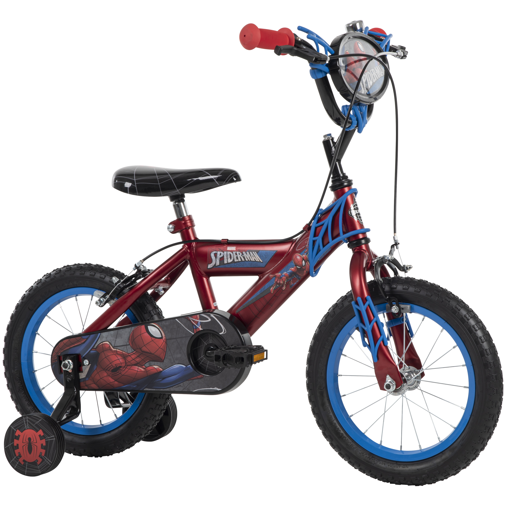 movimiento sal Confundir Huffy Marvel Spider-Man 14" Bike - Blue/Red (4-6 Years) | Buy at Online4baby
