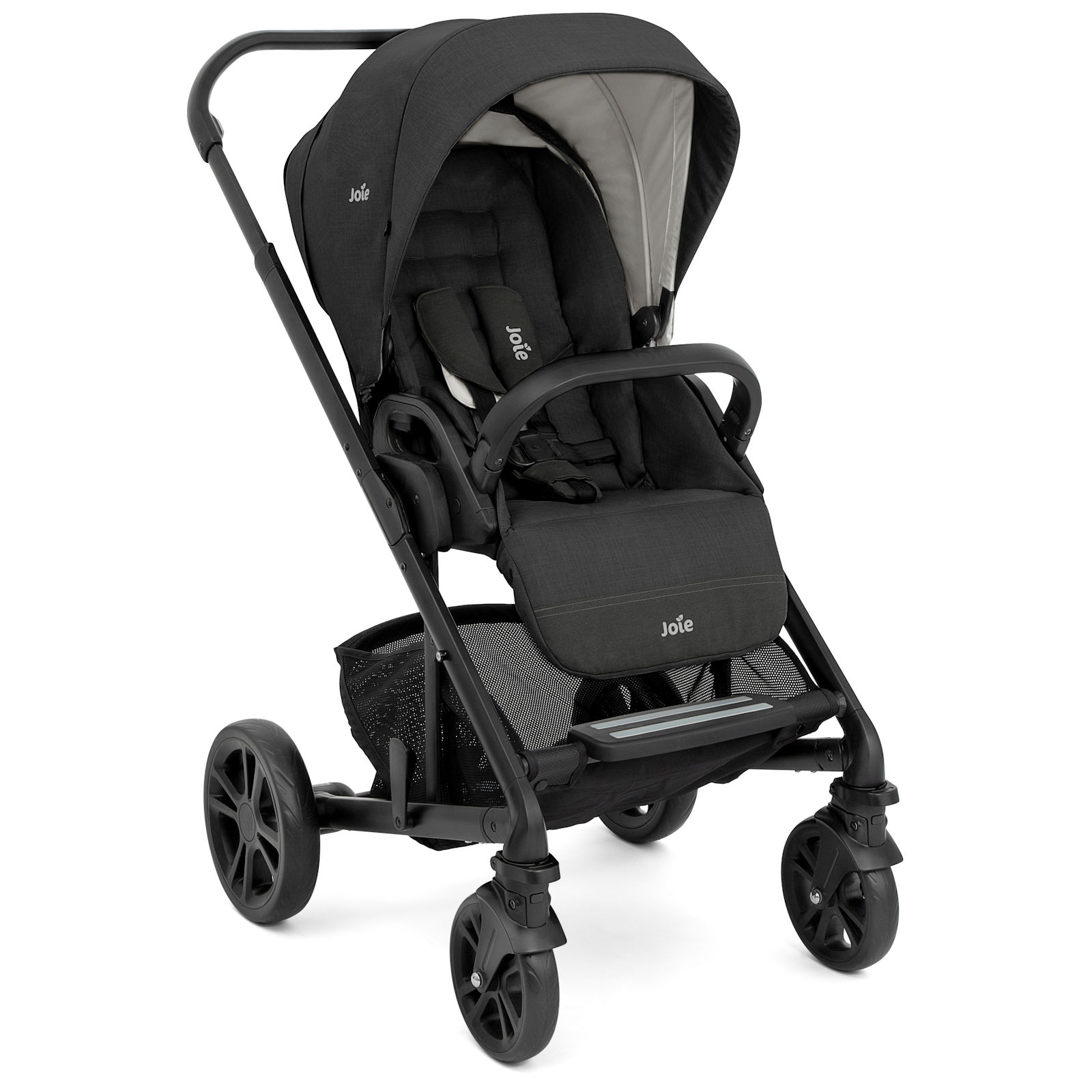 Joie Chrome Pushchair 4 Wheel Stroller Shale