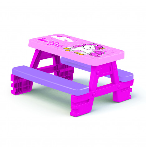 Unicorn_Indoor_&_Outdoor_Picnic_table_for_4_Pink_2