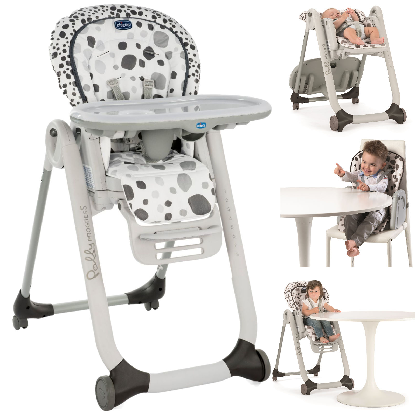 Chicco Polly Progres5 5 In 1 Highchair Anthracite Buy At