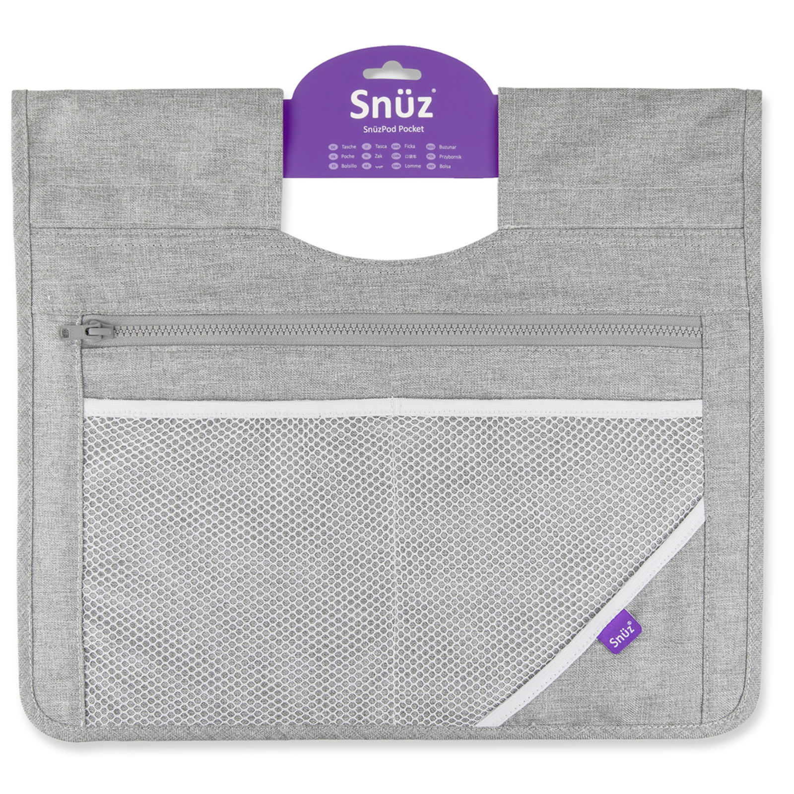 Snuz SnuzPod Storage Pocket - Dusk Grey