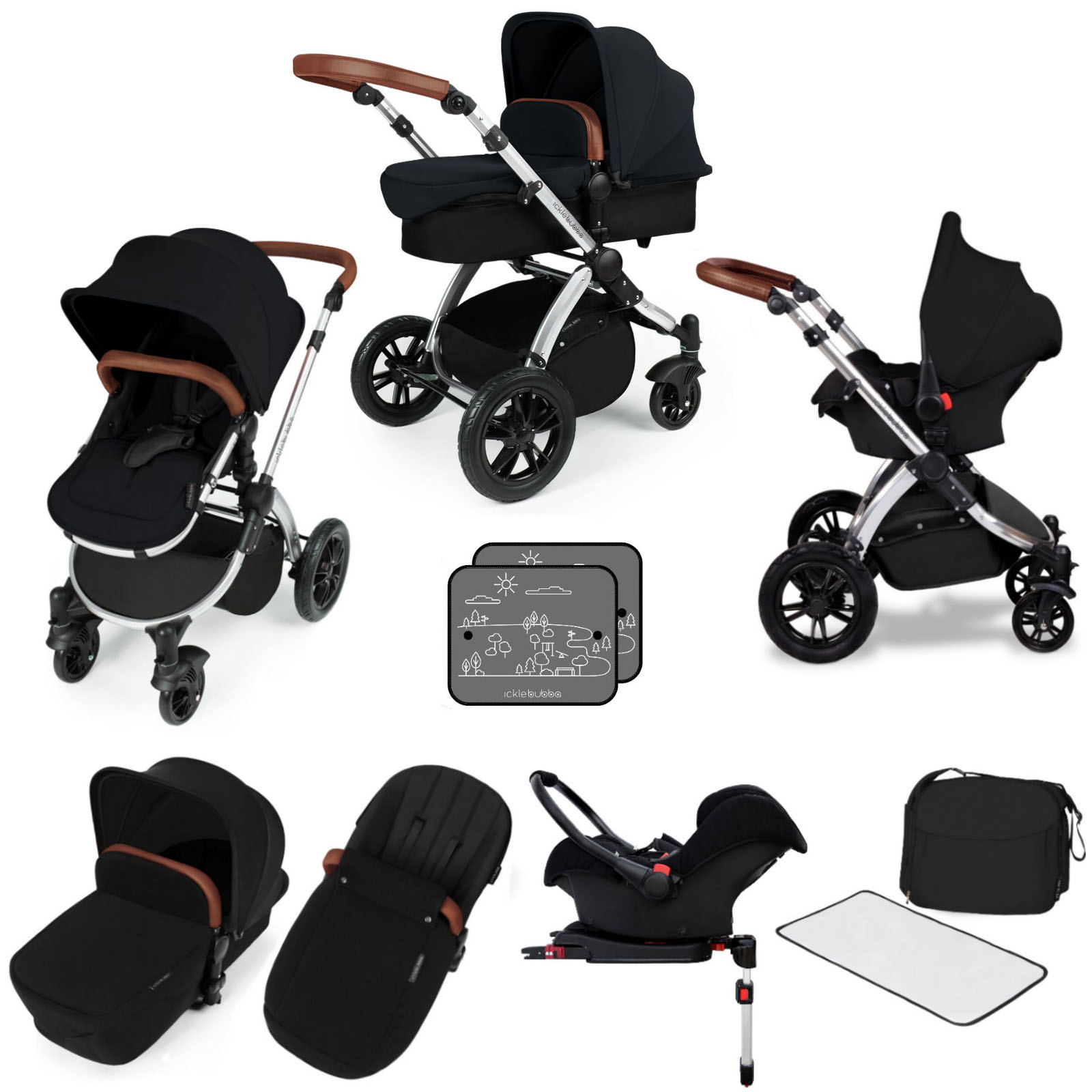 travel system prams with isofix base