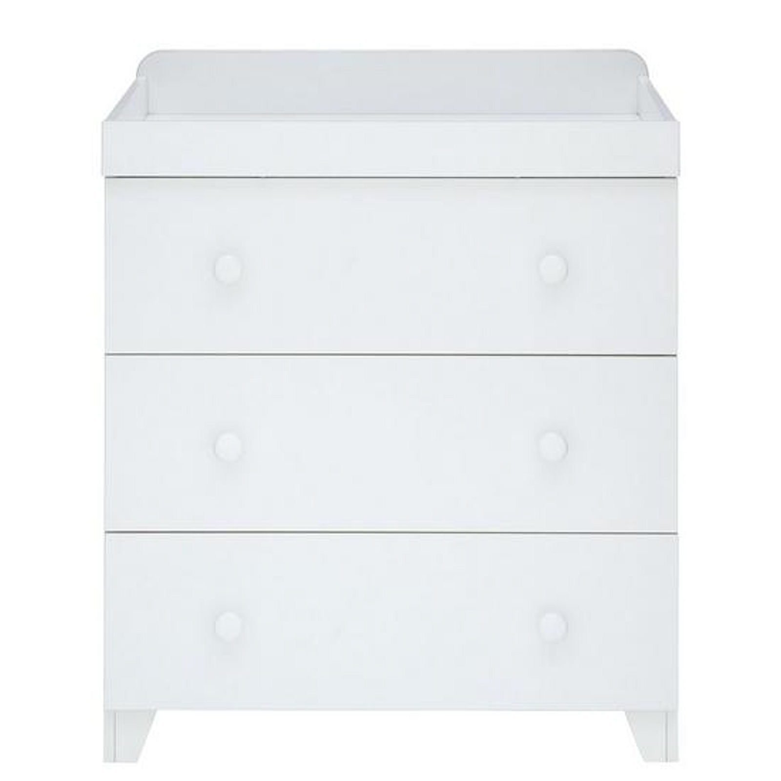 Classic Milano Dresser & Changing Table - White