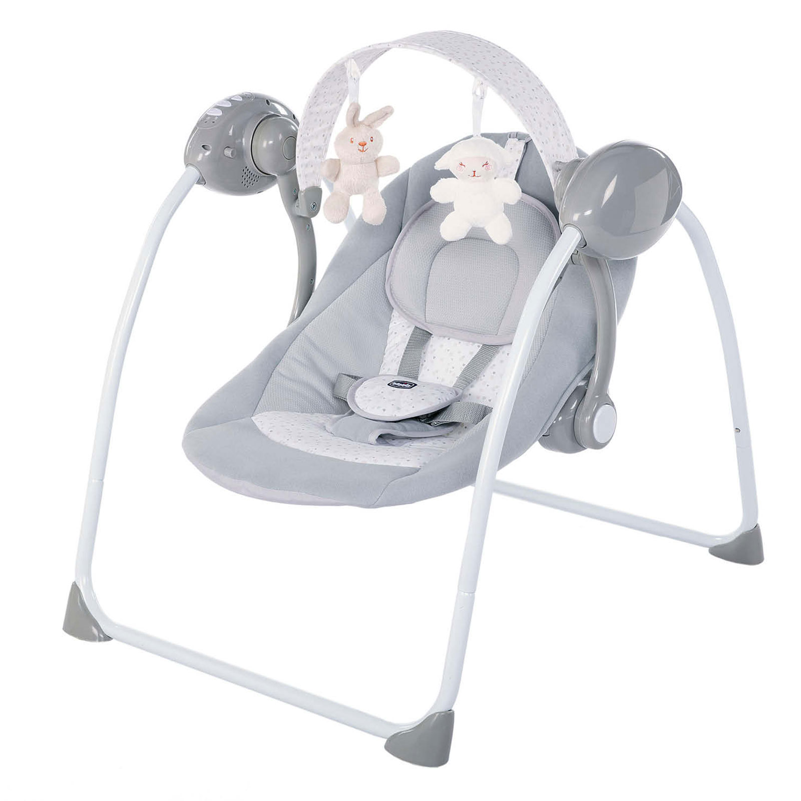 Chicco Relax and Play Musical Baby Swing - Cool Grey