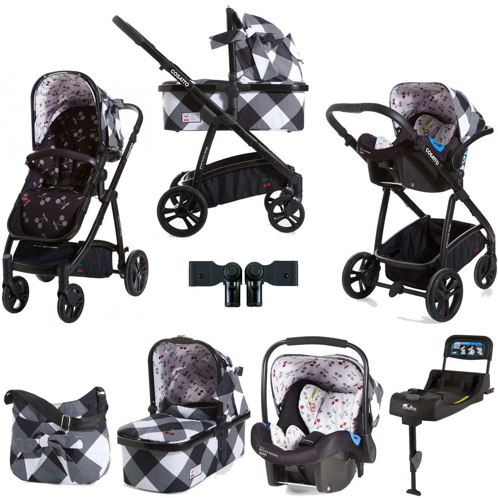 3in1 travel system with isofix base
