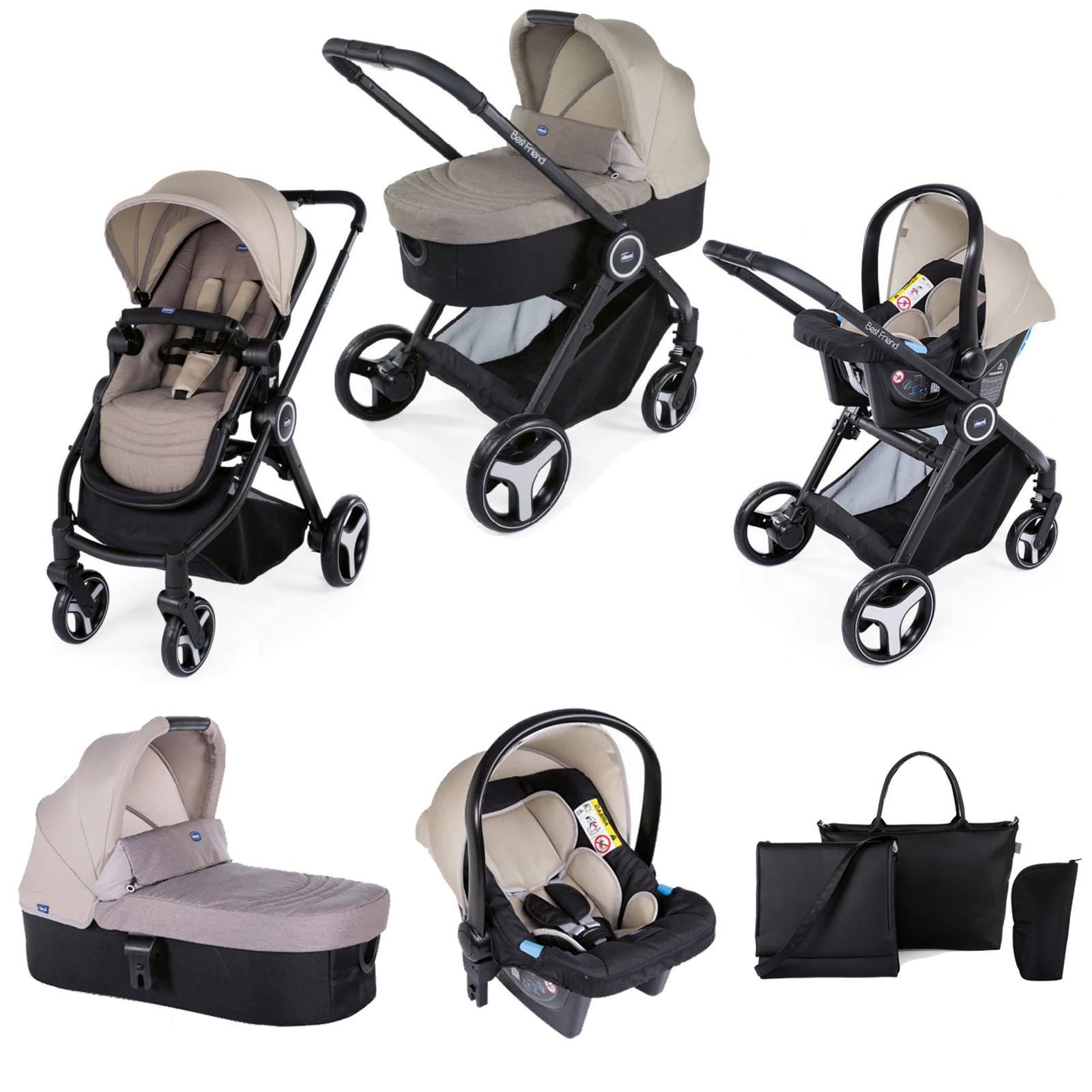 chicco trio best friend travel system