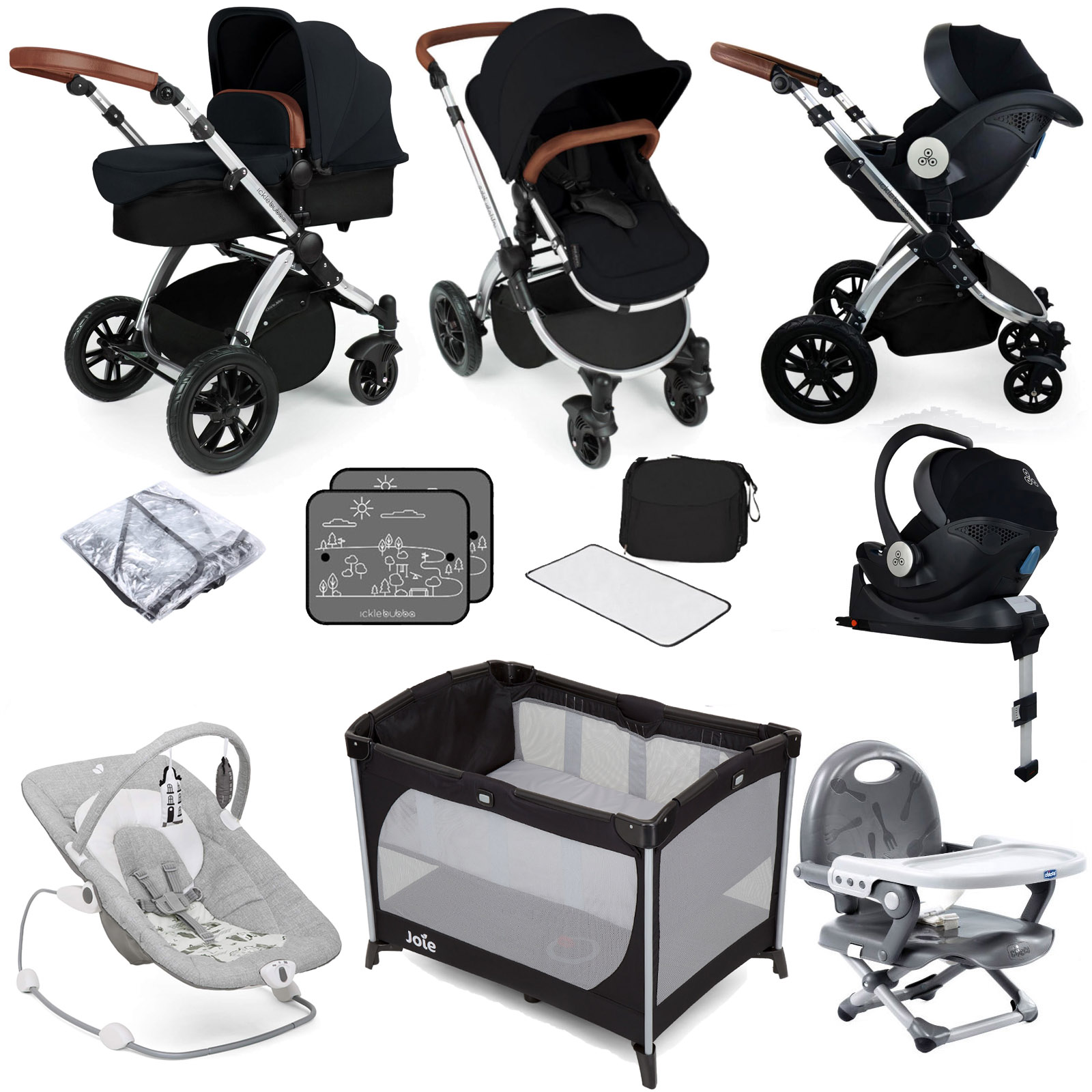 travel system with isofix car seat