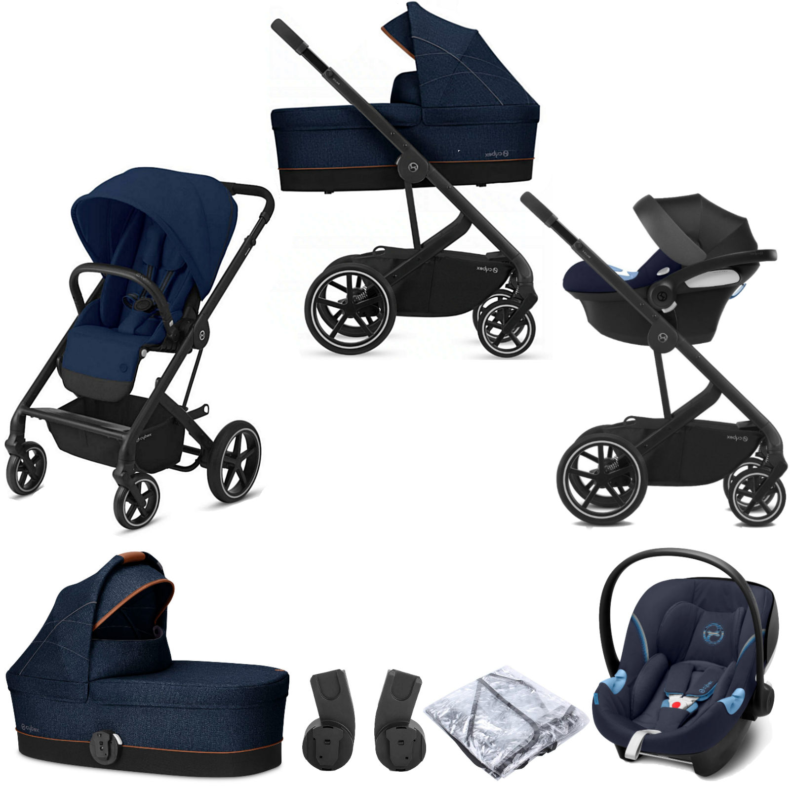 Cybex Balios S Lux (Aton M iSize) Travel System with