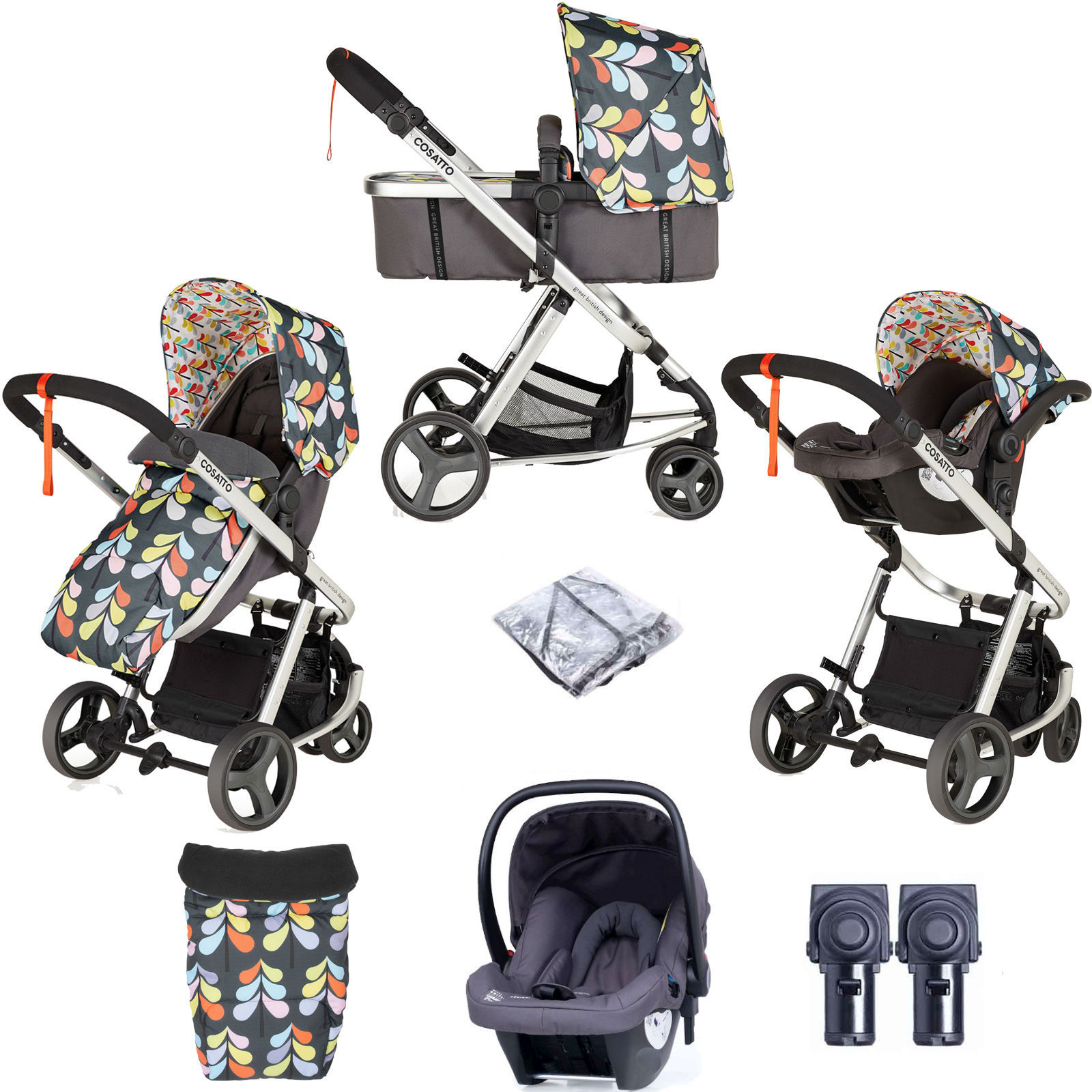 Cosatto Giggle Mix (Hold) Pramette Travel System - Nordik