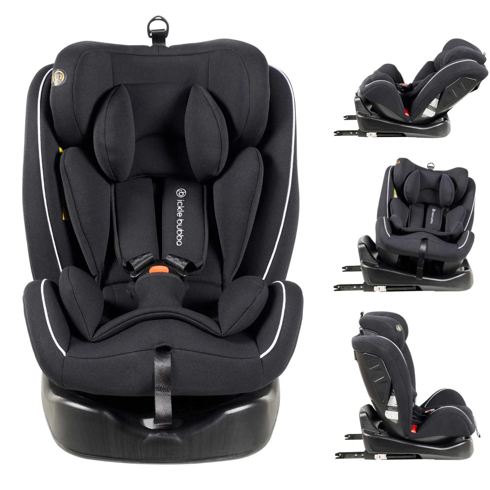 Ickle Bubba Rotator 360° Spin Group 0+/1/2/3 Car Seat - Black (0-12 Years)