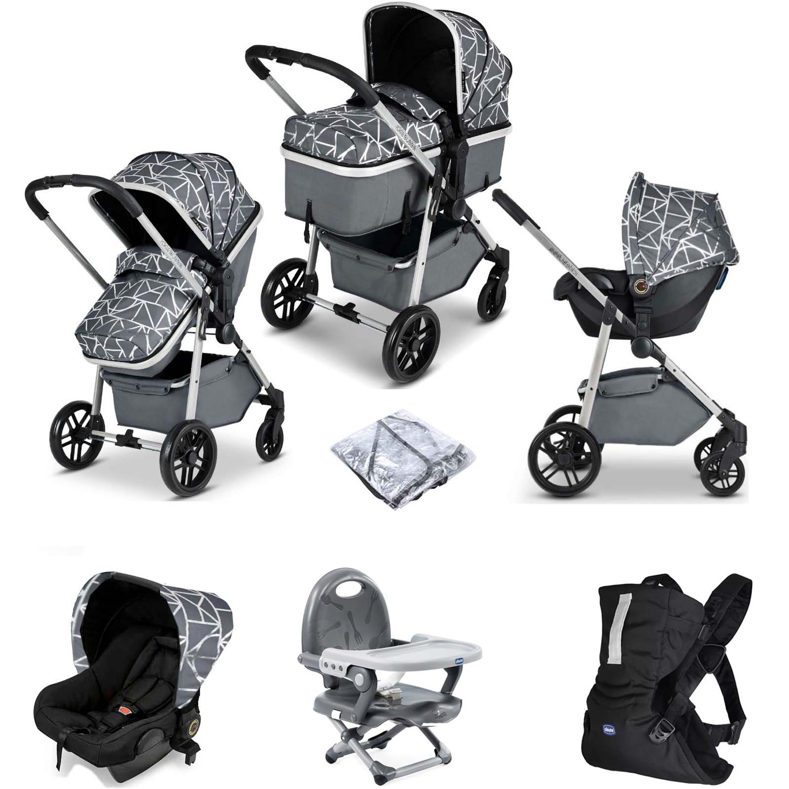 Ickle Bubba Moon 3 in 1 Travel System Bundle - Sparkle