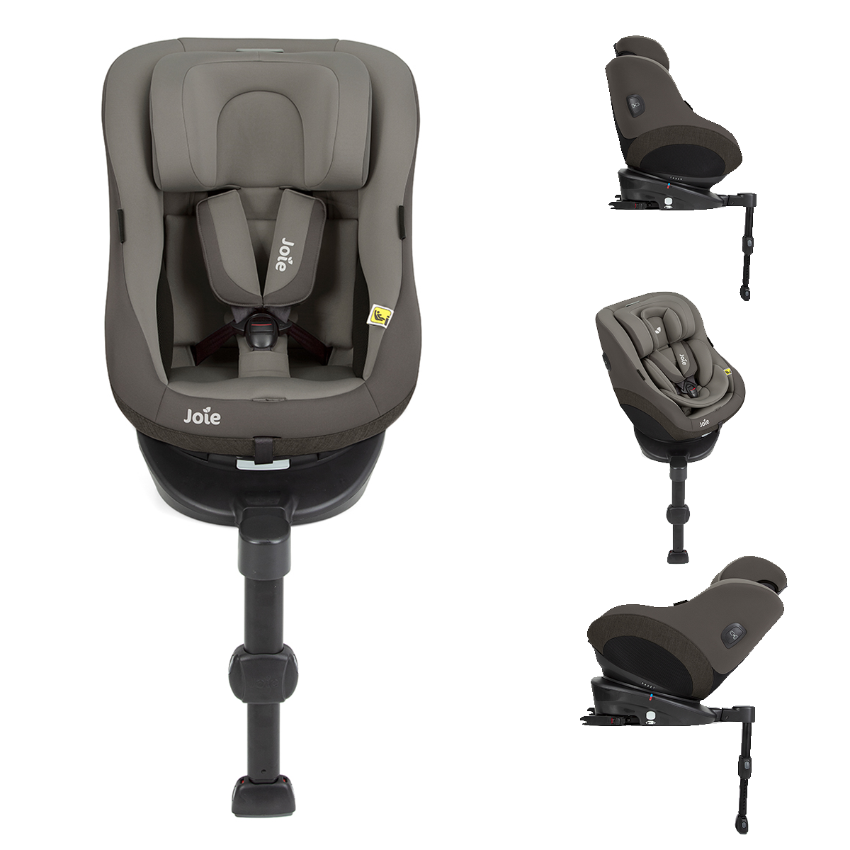 Joie Spin 360 GTi iSize ISOFIX Group 0+/1 Car Seat - Cobblestone