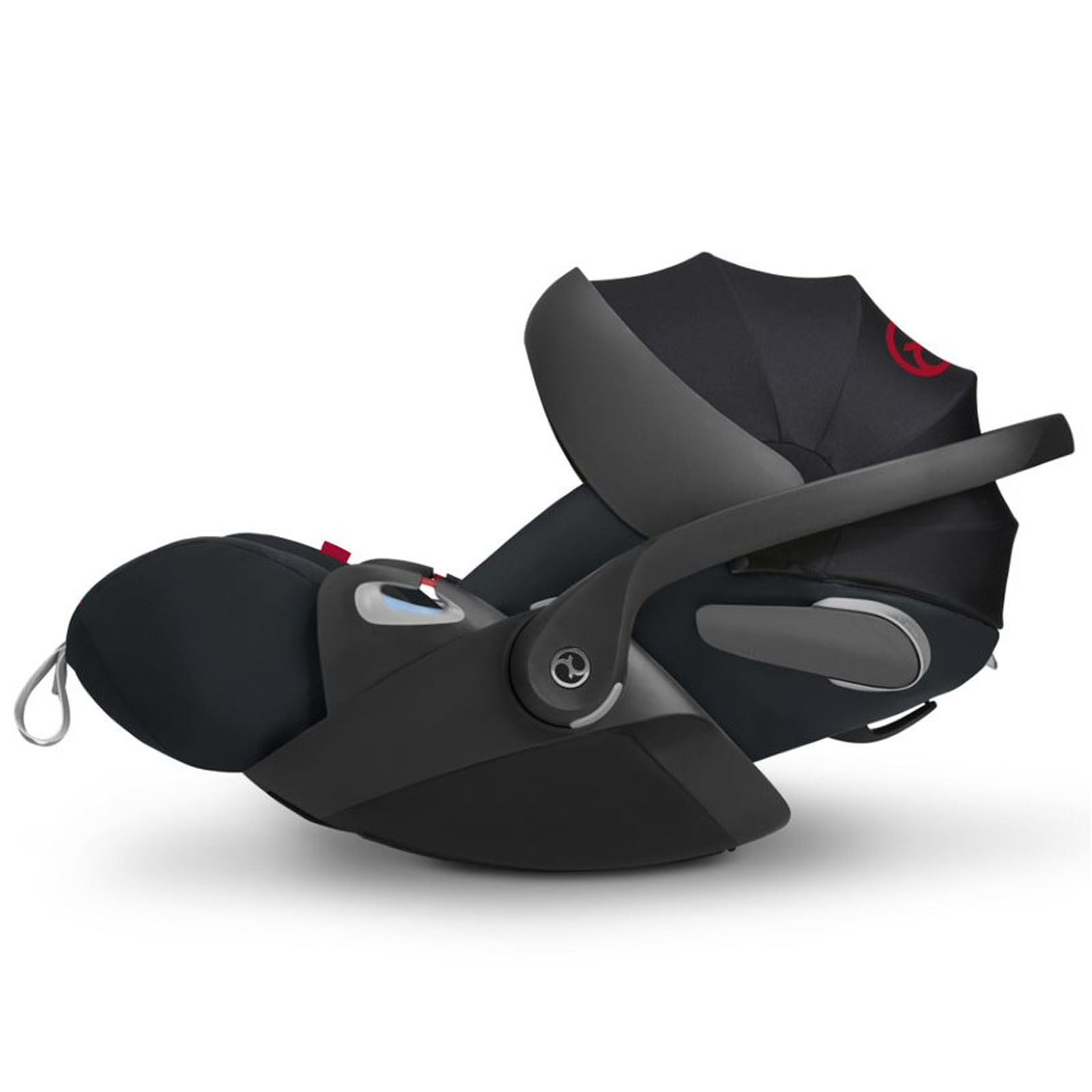 Cybex Cloud Z i-Size Lie-Flat Infant Car Seat - Scuderia Ferrari Fashion Edition Black