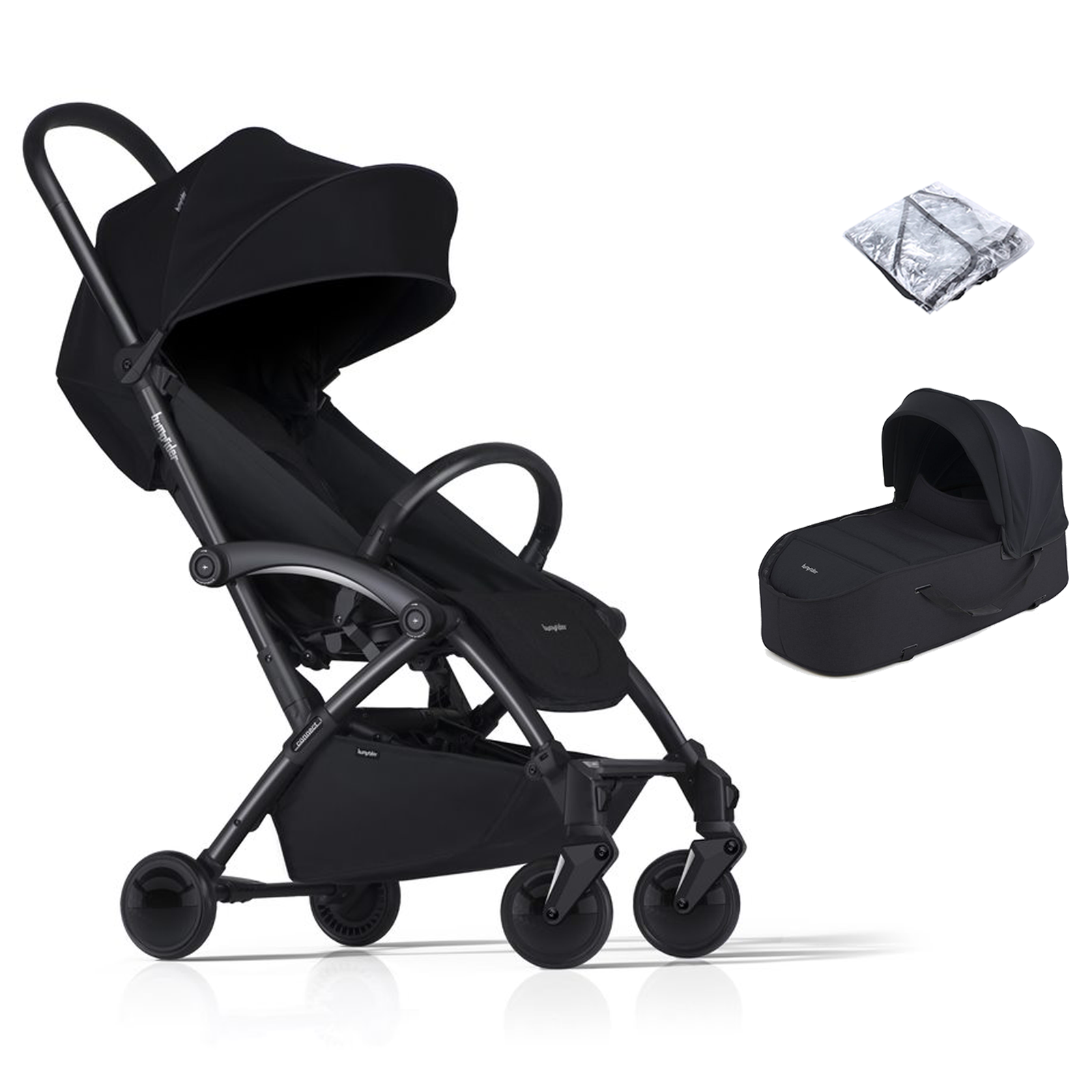Bumprider Connect2 Stroller with Carrycot - Black