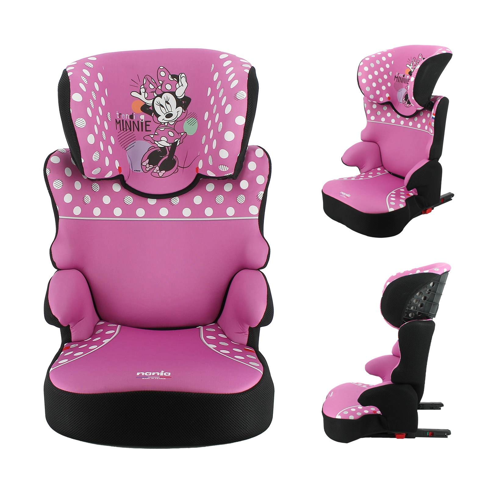 Disney Minnie Mouse Elson Safety Plus ISOFIX Group 2/3 Car Seat