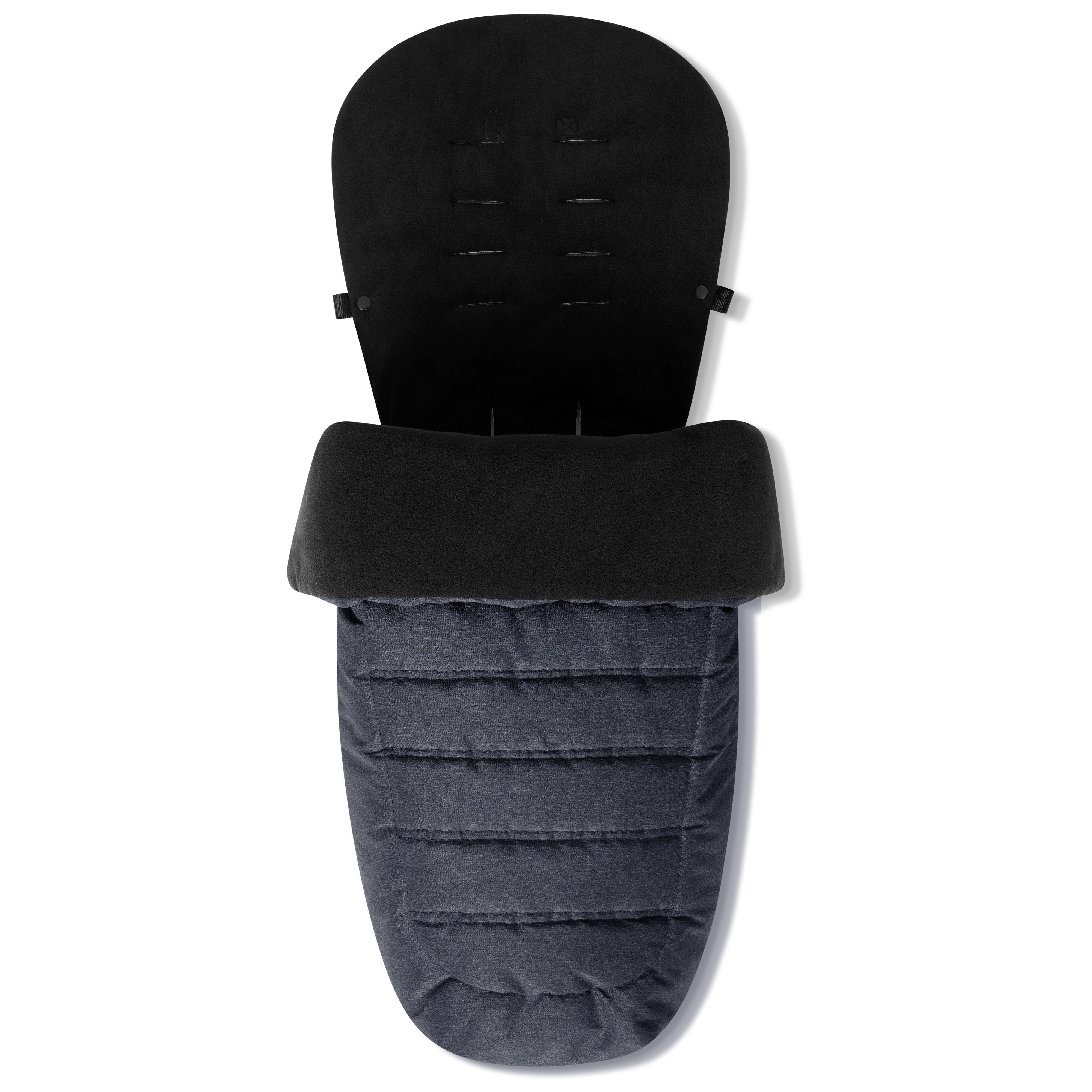 Universal Luxury Pushchair Baby Footmuff - Carbon Grey