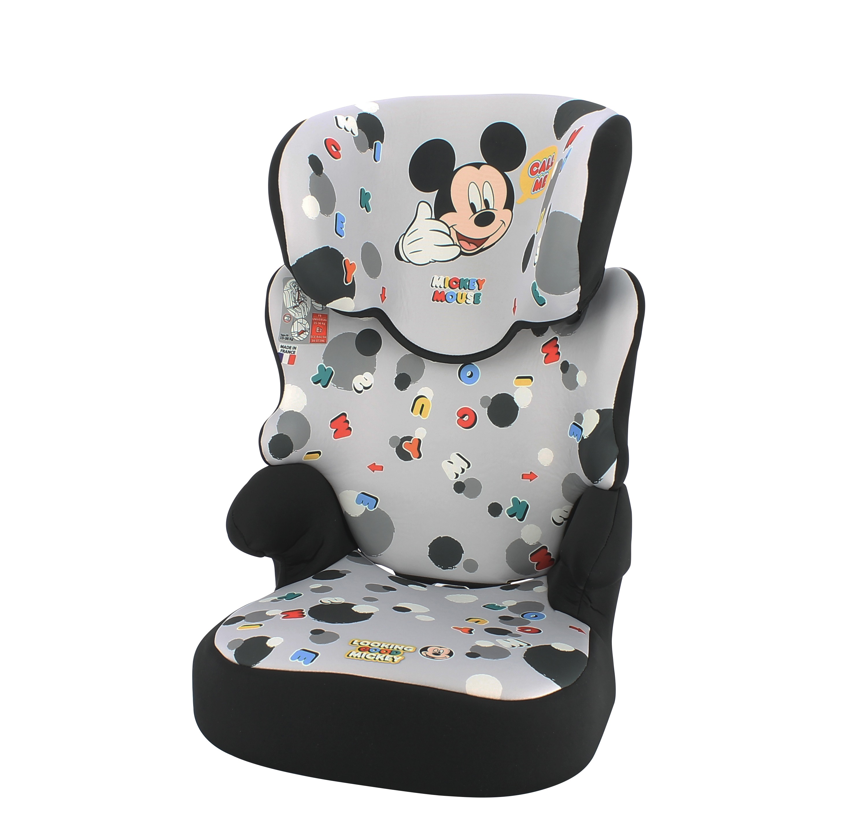 Disney Befix Group 2/3 Car Seat - Mickey Mouse Grey
