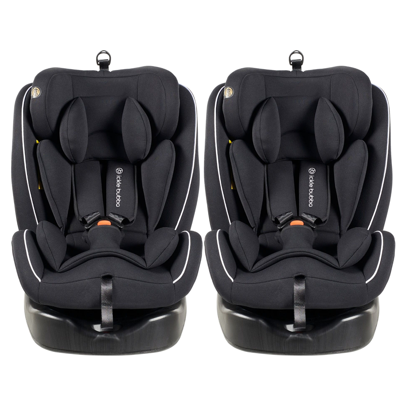 Ickle Bubba Rotator 360 Spin Group 0+/1/2/3 Car Seat - Black (2 Pack)