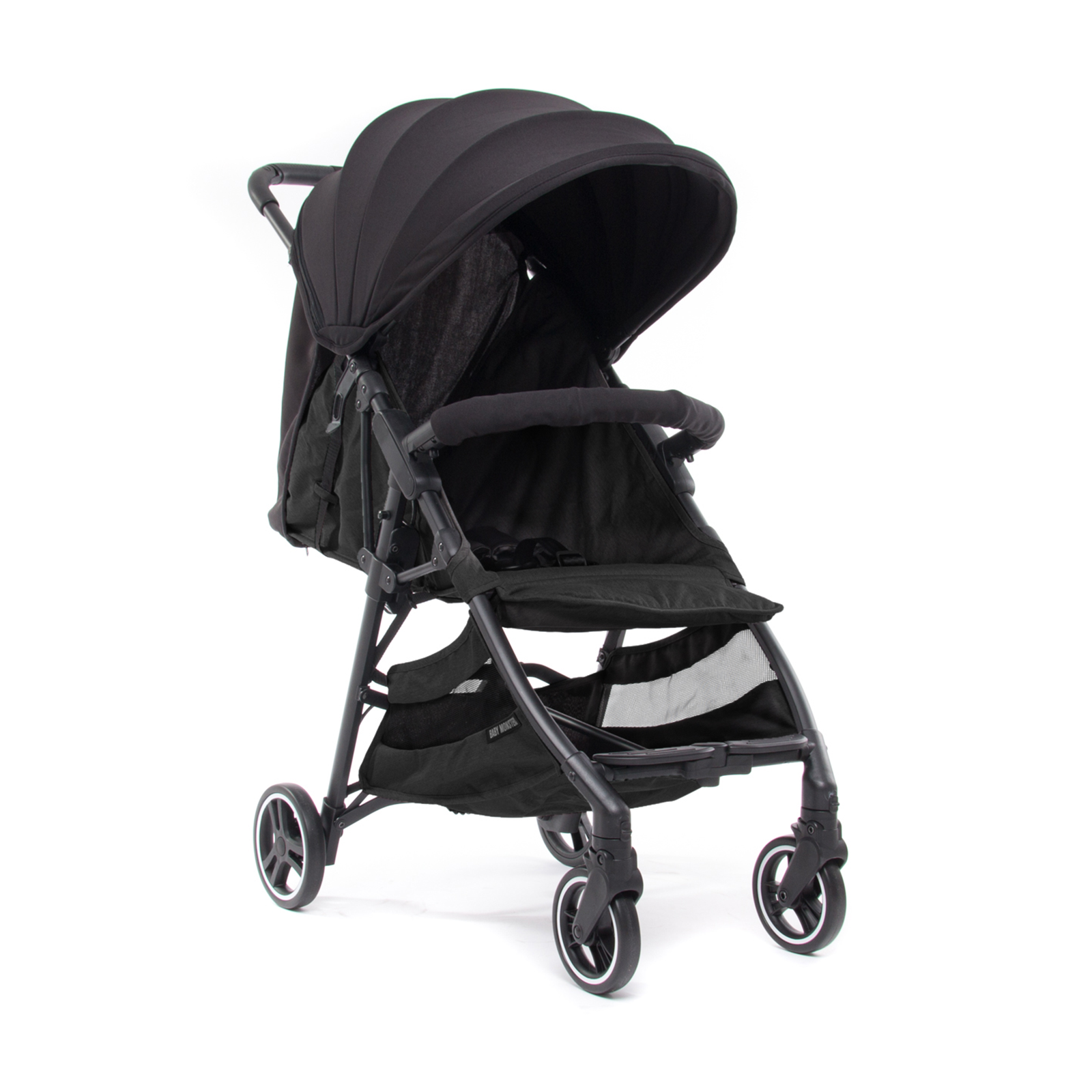 Baby Monsters Kuki Lightweight (5.2kg) Pushchair Stroller - Black