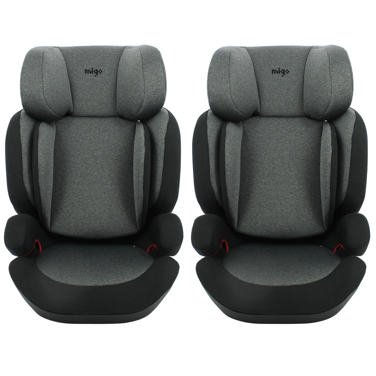 Migo Mirage Luxury Group 2/3 ISOFIX Car Seat (2 Pack) - Grey (4-12 Years)