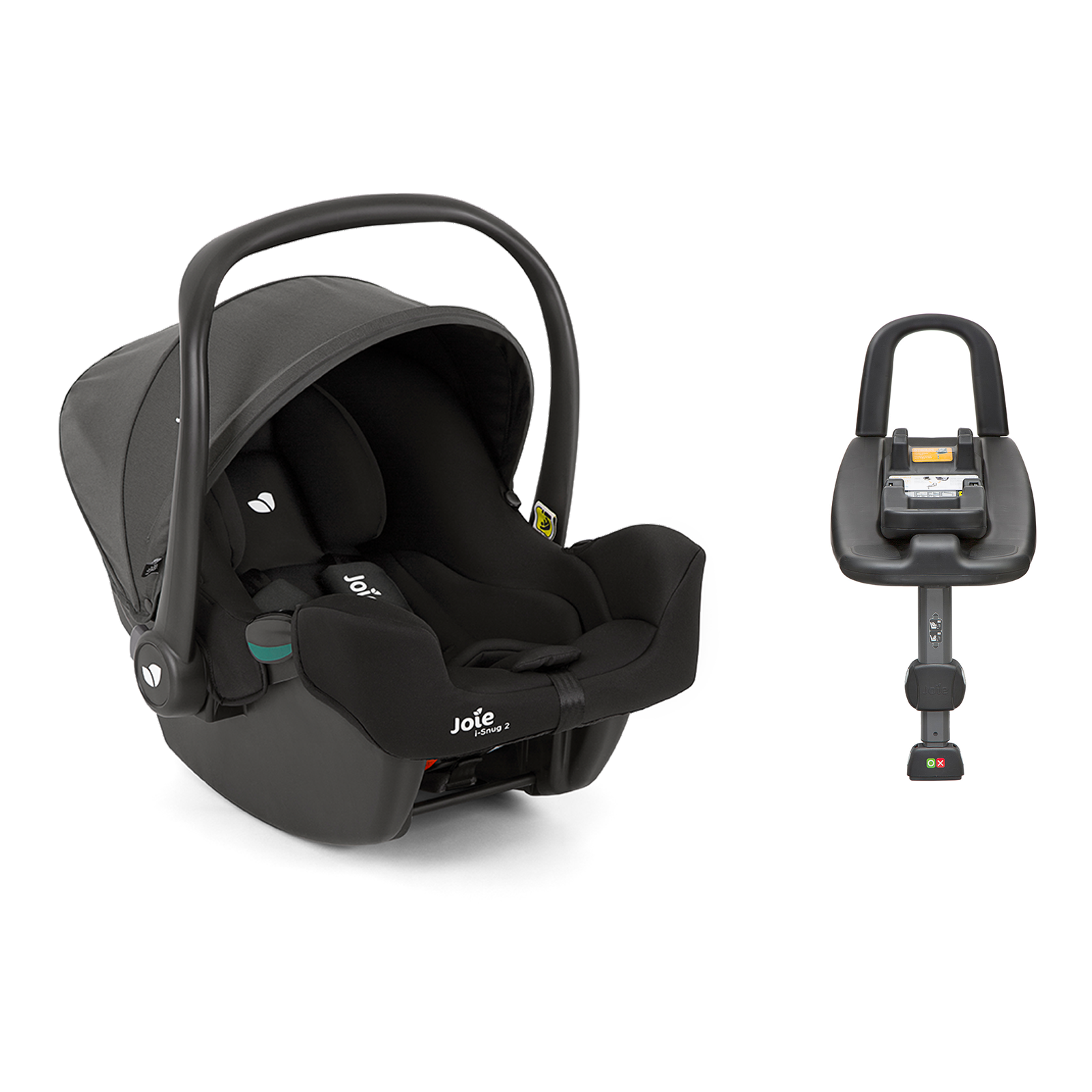 Joie i-Snug 2 Group 0+ (Birth - 12 Months) Infant Car Seat with i-Base Advance ISOFIX Base - Shale