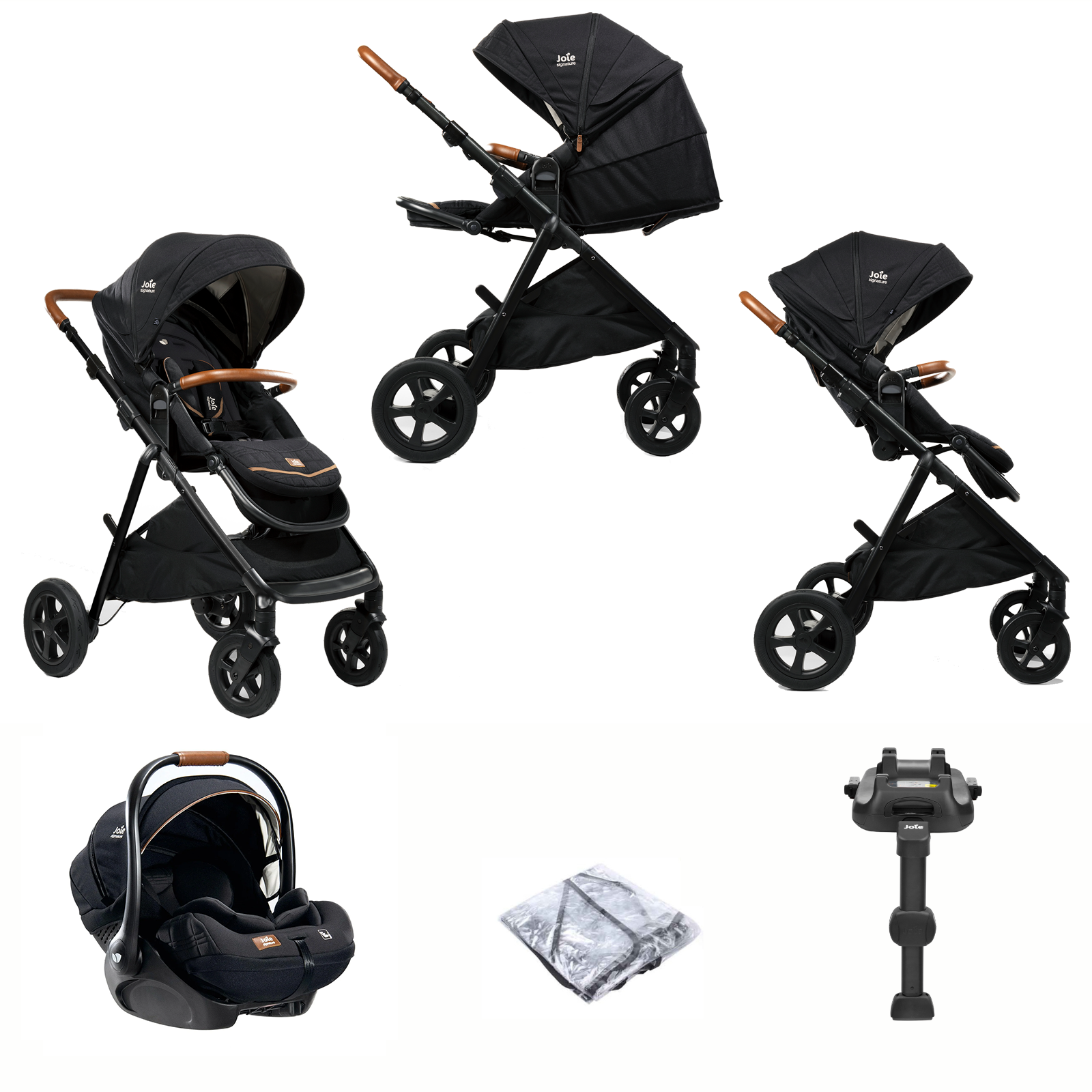 Joie Aeria (i-Level Recline) Travel System with LX2 ISOFIX Base - Eclipse
