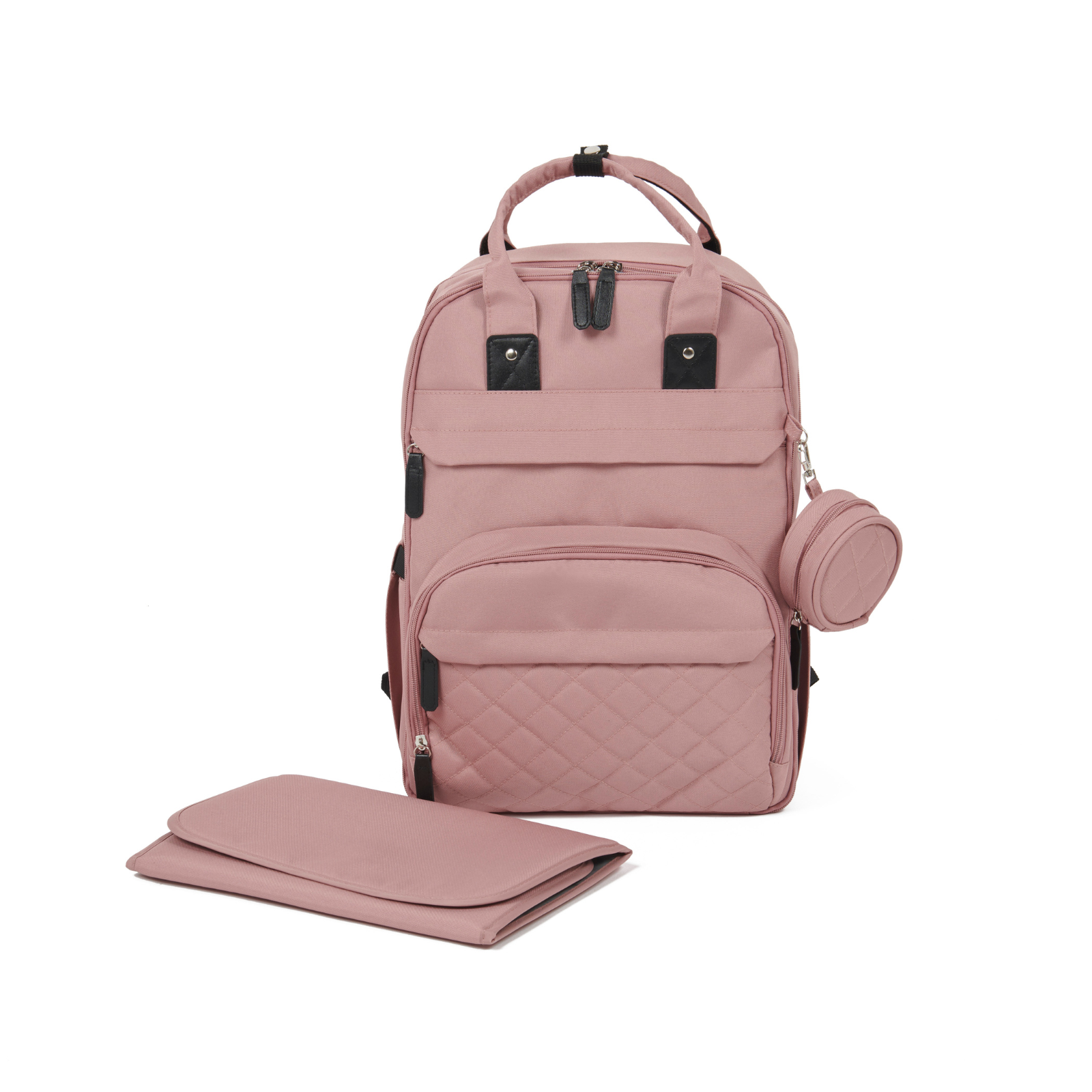 Puggle Memphis Backpack / Changing Bag - Vintage Pink