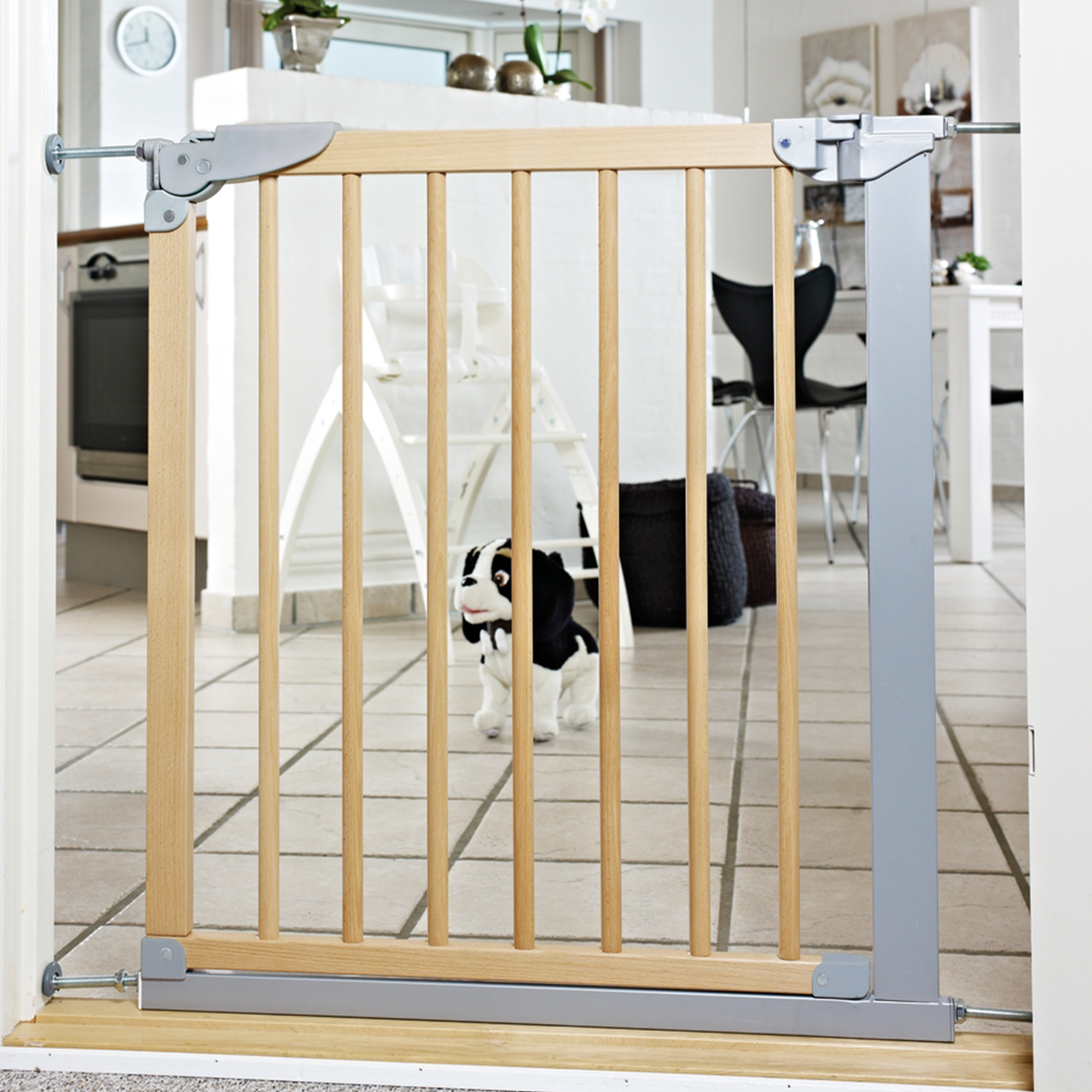 BabyDan Designer Pressure Fit Safety Gate – Beechwood 69.1 – 82.6cm