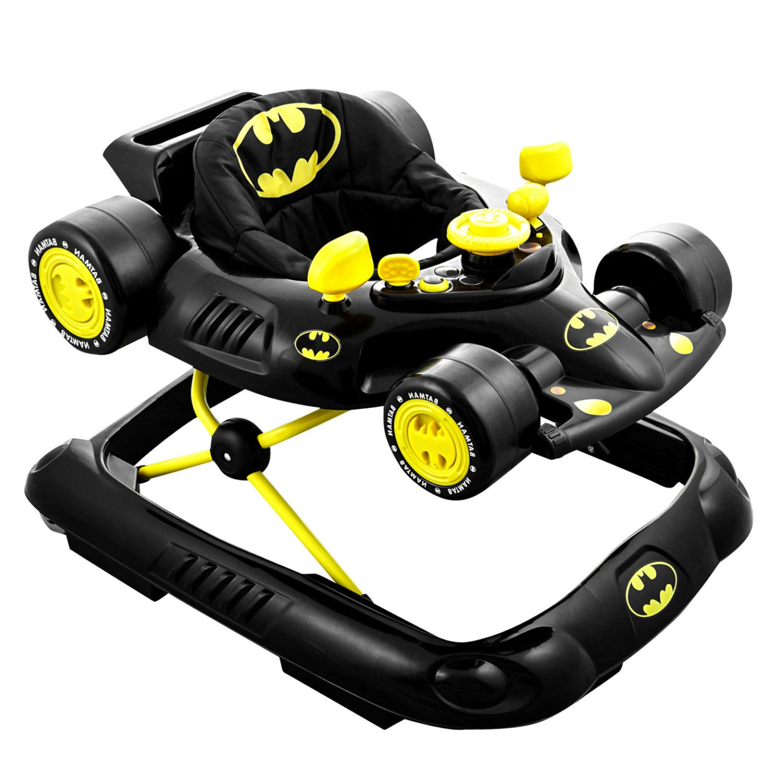 Batman 2in1 Baby Walker with Lights, Sounds & Vibration - Black