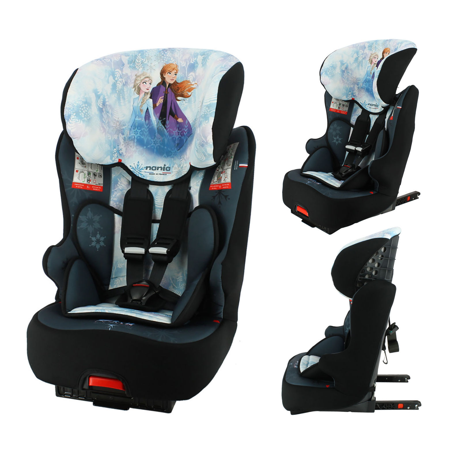 Disney Frozen Kingston Comfort Plus Luxe Group 1/2/3 ISOFIX Car Seat - Blue (9 Months-12 Years)