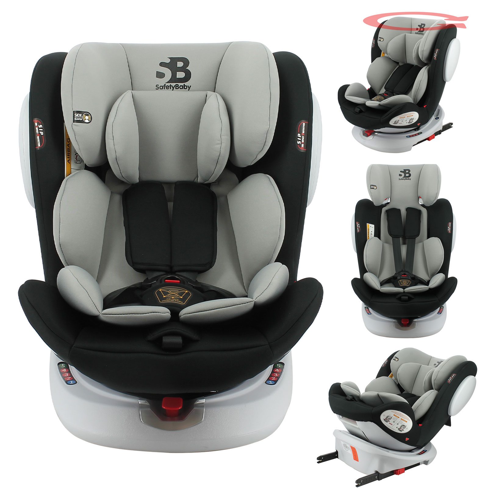 SEATY 360° Isofix 0+/1/2/3 (0-36kg)