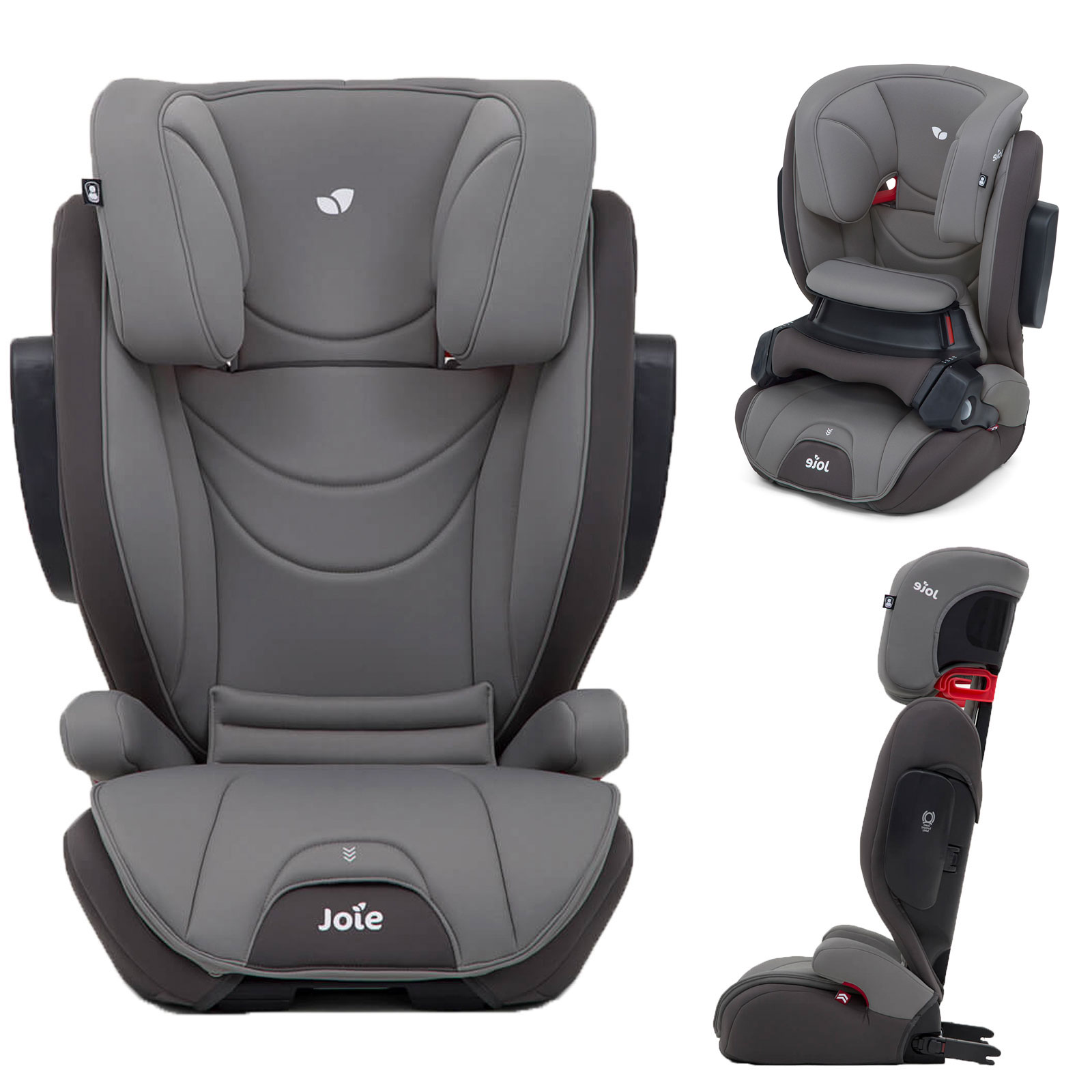 Joie® Traver Shield car seat 1/2/3 (9-36kg) Dark Pewter - Pikolin