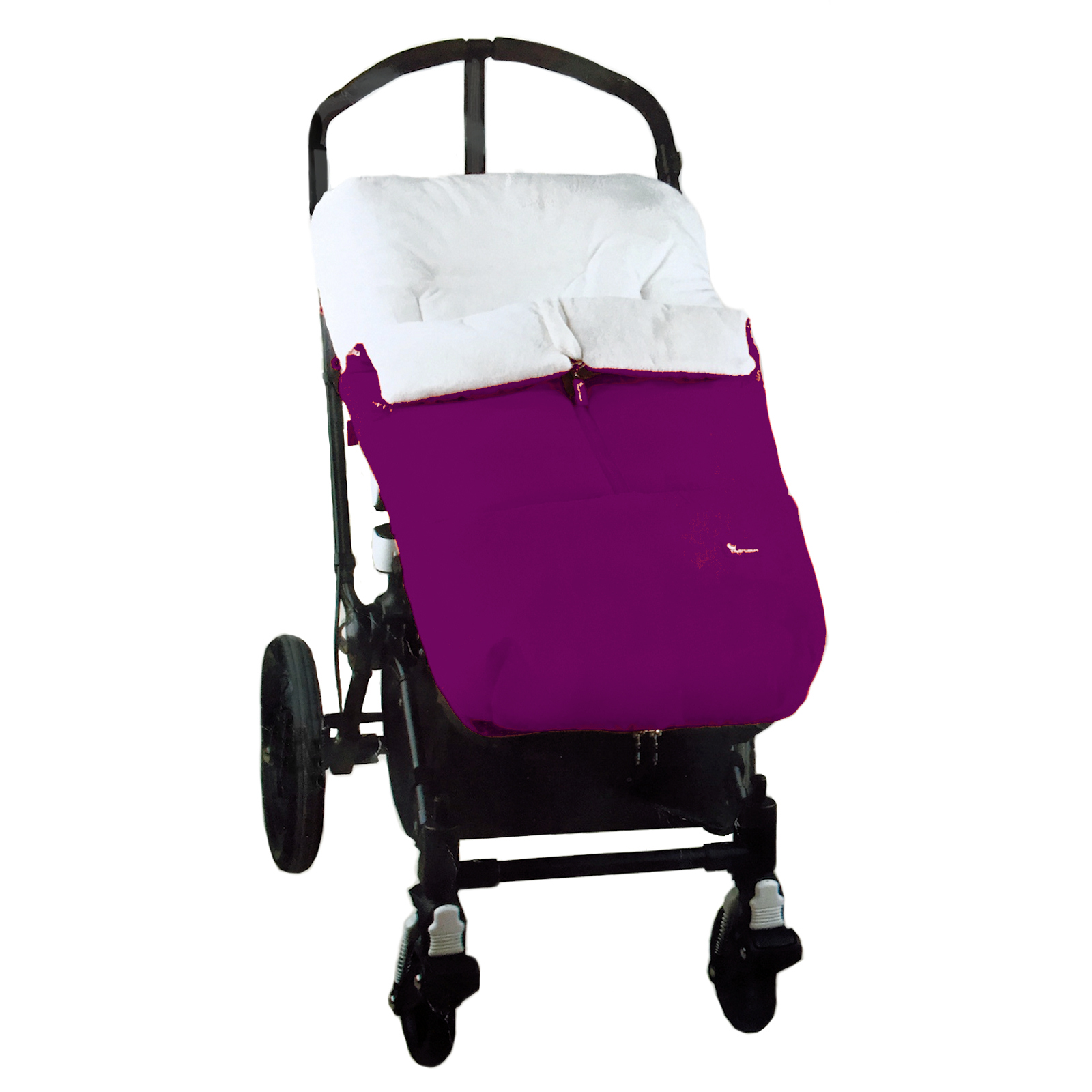 purple pushchair
