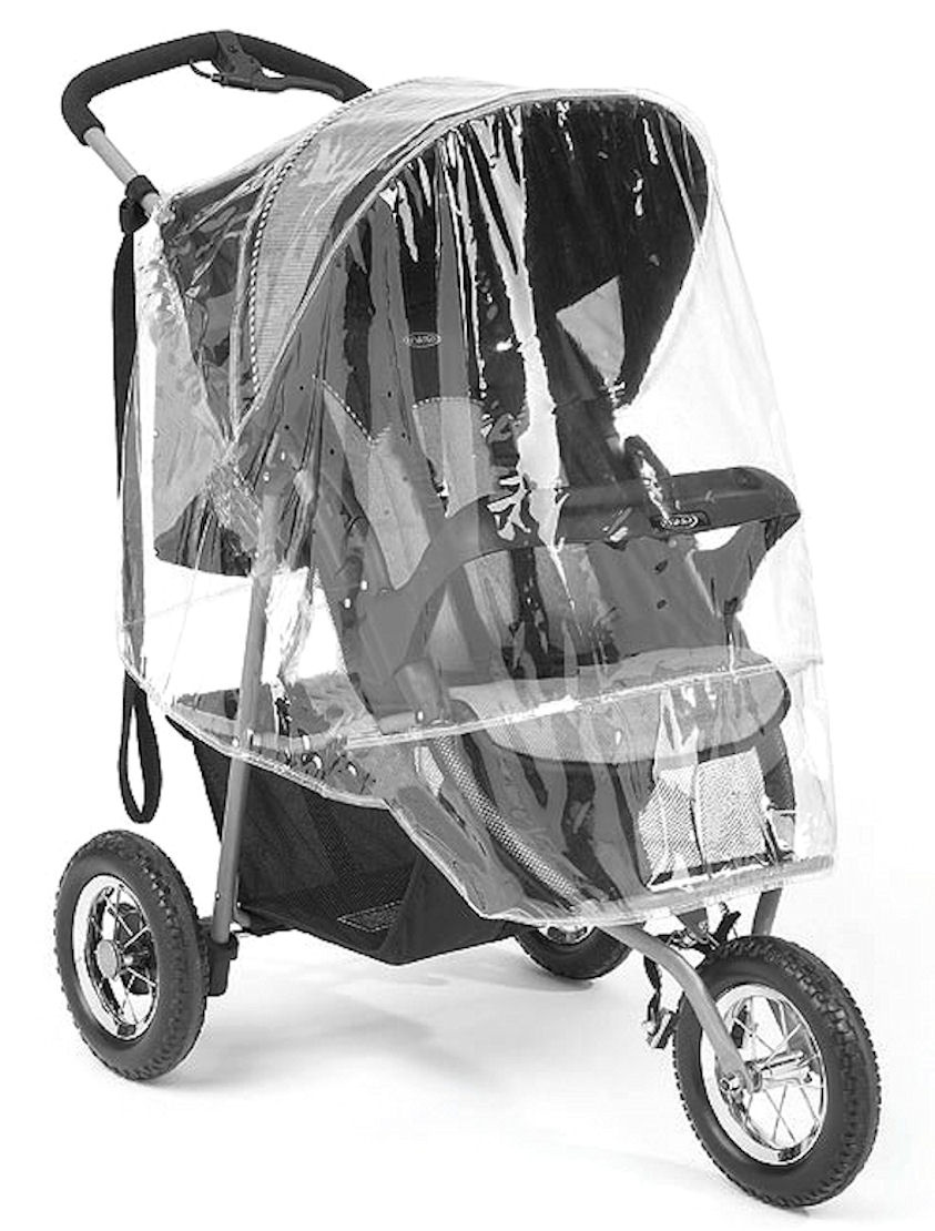 universal raincover for 3 wheeler pushchair