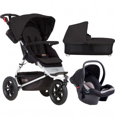 Mountain Buggy Urban Jungle Travel System & Carrycot - Black