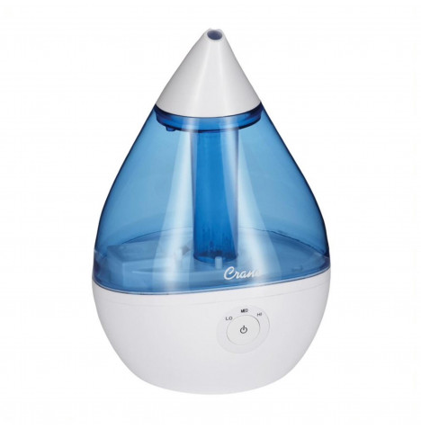 Crane Tear Drop Humidifier - Blue / White