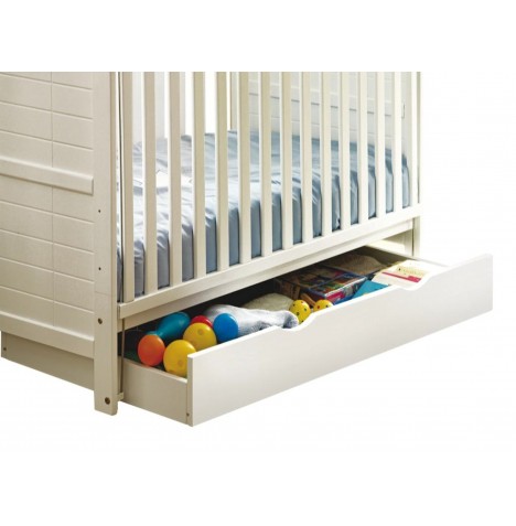 4Baby Large Under Bed Rollaway Drawer - White