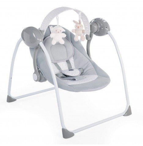 Chicco Musical Baby Swing Relax And Play - Cool Grey