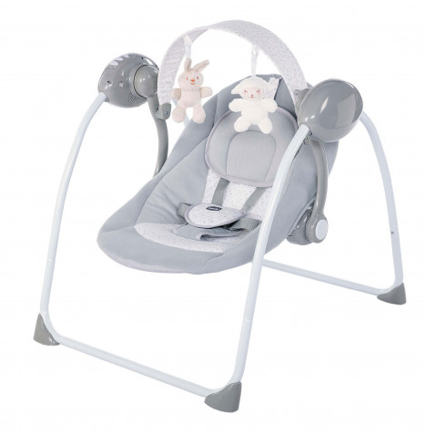 Chicco Relax and Play Musical Baby Swing - Cool Grey