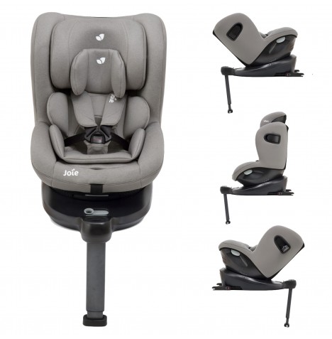 Joie i-Spin 360 iSize ISOFIX Group 0+/1 Car Seat - Grey Flannel