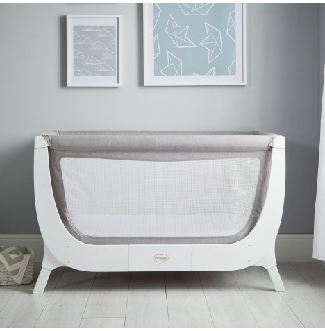 Shnuggle Air Bedside Crib to Cot Conversion Kit - Dove Grey