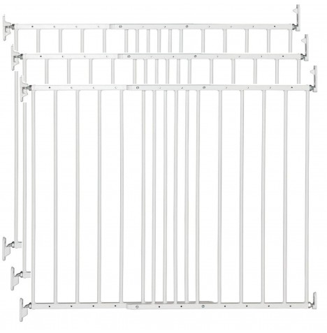 BabyDan Multidan Baby Safety Gate (Pack of 3) - White (62.5 - 106.8cm)