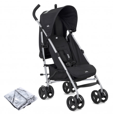 Joie Nitro Pushchair Stroller with Raincover - Coal